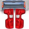 Nilight Taillight Assembly Compatible with 2019 2020 2021 2022 2023 2024 Chevy Silverado 1500 2020-2024 Silverado 2500HD 3500HD Rear Lamp Replacement OE Style Passenger Side(Pair of Driver and Passenger Side)