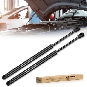 Nilight Hood Gas Struts Lift Supports 6489 for Hyundai Sonata 2011-2014 Spring Shocks 15 Inch, 2PCS Set Rod(6020)