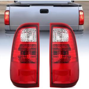 Nilight Taillight Assembly Compatible with 2008 2009 2010 2011 2012 2013 2014 2015 2016 Ford F250 F350 F450 Super Duty Rear Tail Light Lamp Replacement OE Style Driver and Passenger Side Dark Red(Red-Pair)