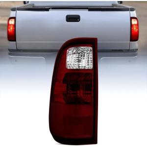 Nilight Taillight Assembly Compatible with 2008 2009 2010 2011 2012 2013 2014 2015 2016 Ford F250 F350 F450 Super Duty Rear Tail Light Lamp Replacement OE Style Driver and Passenger Side Dark Red(Dark Red-Driver Side)