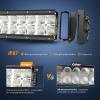 Nilight LED Light Bar 32Inch 180W Spot Flood Combo Driving Upper Windshield Roof Lighting with 12V 16AWG Wiring Harness Kit for Truck Tractor Trailer Pickup SUV 4×4 Van Camper