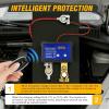 Nilight 240A Remote Battery Disconnect Switch 12V 24V Car Smart Anti-Theft Kill Switches Upgrade Prevent Power Drain Wireless Remote Control Relay Fobs Voltmeter Display for Auto Cars Truck RV Boat