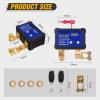 Nilight 240A Remote Battery Disconnect Switch 12V 24V Car Smart Anti-Theft Kill Switches Upgrade Prevent Power Drain Wireless Remote Control Relay Fobs Voltmeter Display for Auto Cars Truck RV Boat