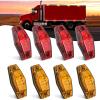 Amber/Red-Universal 2.5inch Oval