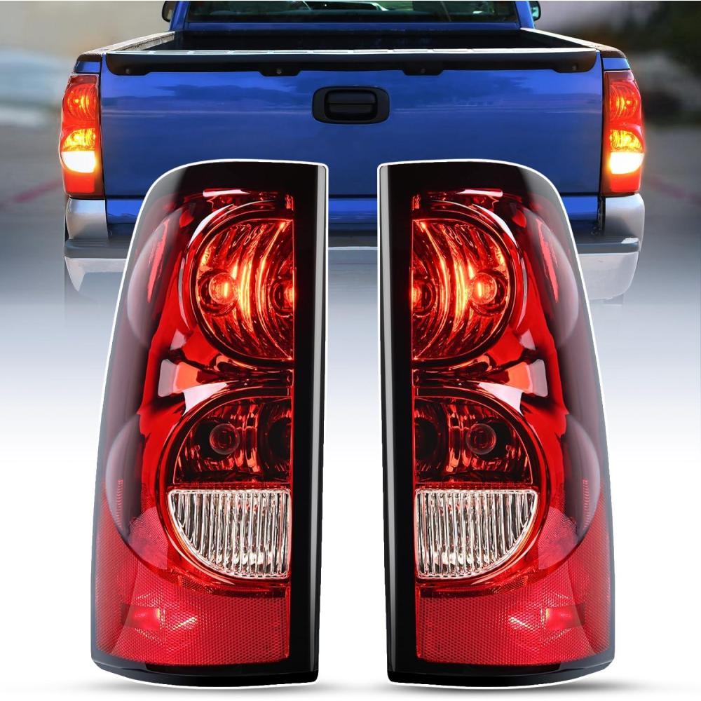 image:imageNilight Headlight and Taillight Assembly Combo Compatible with 2003 2004 2005 2006 Chevy Silverado 1500 1500HD 2500 2500HD 3500 2007 Chevy Silverado 1500 2500 3500 Classic OE StylePair of Driver and Passenger Side