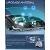 Nilight Headlight Assembly Compatible with 2005 2006 2007 Ford Focus Headlamps Replacement Black Housing Clear Reflector and Lens Driver and Passenger Side(Black Housing+ Clear Reflector)