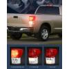 Nilight Headlight Assembly for 2007 2008 2009 2010 2011 2012 2013 Toyota Tundra 2008-2017 Sequoia Headlamps Replacement Chrome Housing Amber Reflector Driver and Passenger Side(Right Passenger Side)