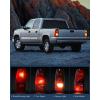 Nilight Headlight and Taillight Assembly Combo Compatible with 2003 2004 2005 2006 Chevy Silverado 1500 1500HD 2500 2500HD 3500 2007 Chevy Silverado 1500 2500 3500 Classic OE Style(Driver Side)