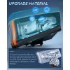 Nilight Headlight and Taillight Assembly Combo Compatible with 2003 2004 2005 2006 Chevy Silverado 1500 1500HD 2500 2500HD 3500 2007 Chevy Silverado 1500 2500 3500 Classic OE Style(Black Housing + Amber Reflector)
