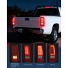 Nilight Headlight and Taillight Assembly Combo Compatible with 2003 2004 2005 2006 Chevy Silverado 1500 1500HD 2500 2500HD 3500 2007 Chevy Silverado 1500 2500 3500 Classic OE Style(LED Red)