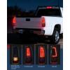 Nilight Headlight and Taillight Assembly Combo Compatible with 2003 2004 2005 2006 Chevy Silverado 1500 1500HD 2500 2500HD 3500 2007 Chevy Silverado 1500 2500 3500 Classic OE Style(LED Black)