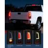 Nilight Headlight and Taillight Assembly Combo Compatible with 2003 2004 2005 2006 Chevy Silverado 1500 1500HD 2500 2500HD 3500 2007 Chevy Silverado 1500 2500 3500 Classic OE Style(LED Black-C Shape)