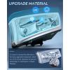 Nilight Headlight and Taillight Assembly Combo Compatible with 2003 2004 2005 2006 Chevy Silverado 1500 1500HD 2500 2500HD 3500 2007 Chevy Silverado 1500 2500 3500 Classic OE Style(Chrome Housing + Clear Reflector)
