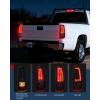 Nilight Headlight and Taillight Assembly Combo Compatible with 2003 2004 2005 2006 Chevy Silverado 1500 1500HD 2500 2500HD 3500 2007 Chevy Silverado 1500 2500 3500 Classic OE Style(LED Smoke)