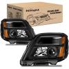 Black Housing Amber Reflector