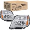 Chrome Housing Amber Reflector