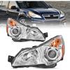 Chrome Housing + Amber Reflector