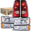 Chrome Housing + Amber Reflector + Taillight