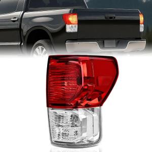 Nilight Headlight Assembly for 2007 2008 2009 2010 2011 2012 2013 Toyota Tundra 2008-2017 Sequoia Headlamps Replacement Chrome Housing Amber Reflector Driver and Passenger Side(Right Passenger Side)