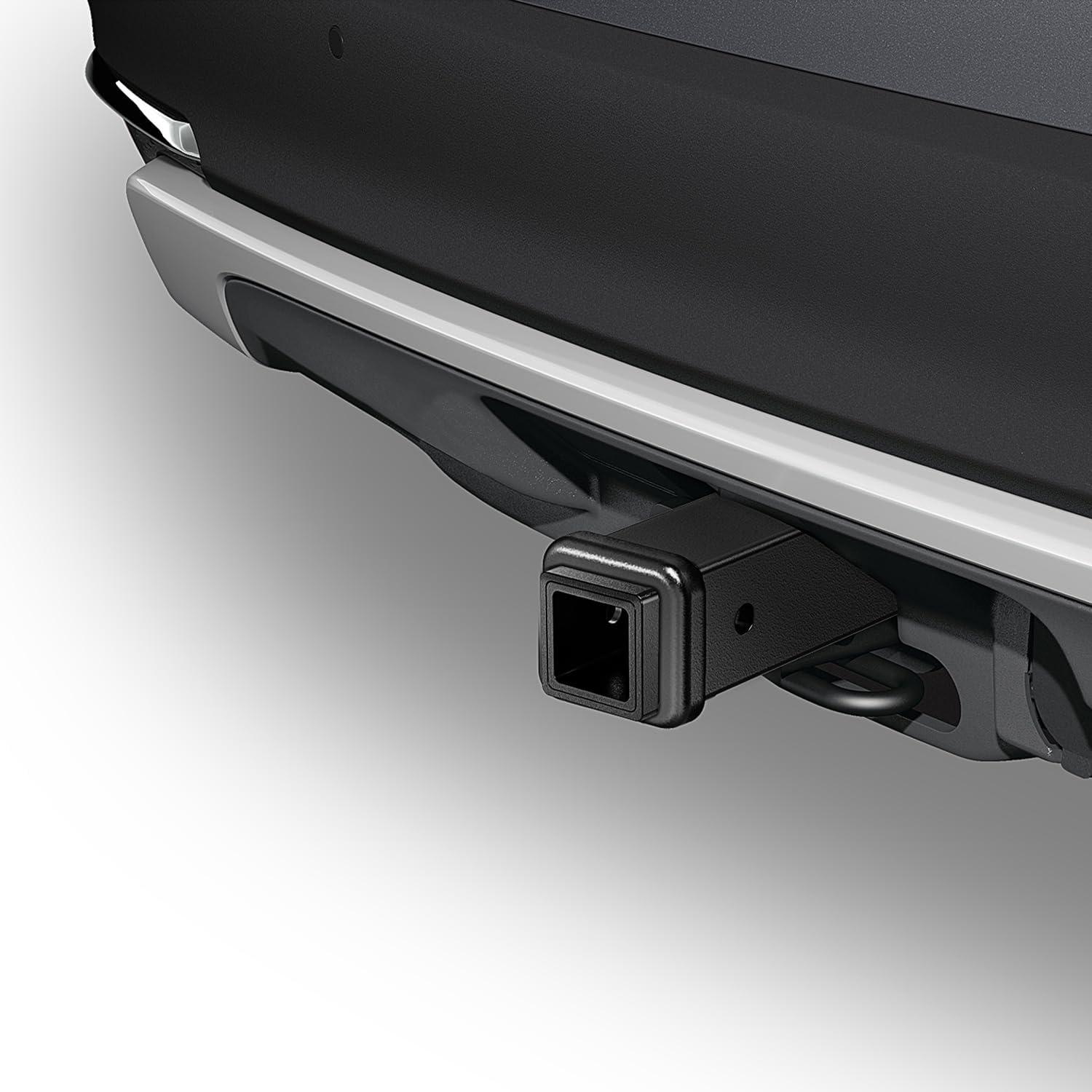 image:imageNilight Trailer Hitch Receiver Extender Adapter Reducer 114 to 2Inch Hitch Adapter 612 inch Extension Sleeve Convertor 350Lbs with 12Inch Diameter Pin and Clip with 58Inch Adapter114 x 6 Receiver Steel