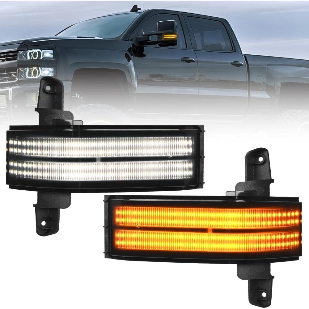 image:imageNilight 2PCS LED Side Mirror Puddle Lights Compatible with 20072020 Toyota Tundra 20082020 Toyota Sequoia 6000K WhiteChevyGMC 20162019