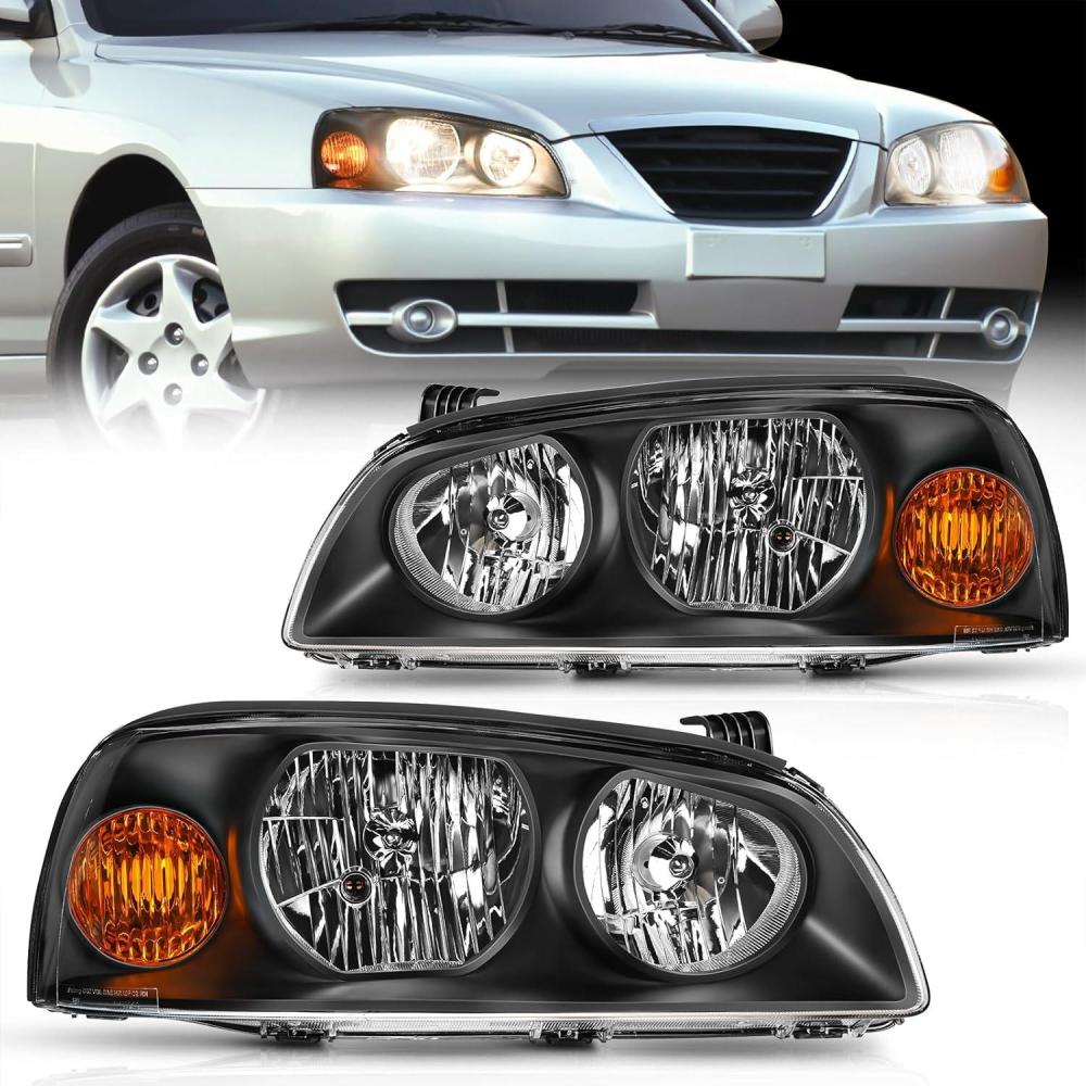 image:imageNilight Headlight Assembly Compatible with 20052010 Volkswagen Jetta 2006 2007 2008 2009 VW Rabbit GTI Headlamp Black Housing Driver and Passenger SideBlack