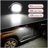 Nilight 2PCS LED Side Mirror Puddle Lights Compatible with 2007-2020 Toyota Tundra 2008-2020 Toyota Sequoia, 6000K White(White-Toyota Tundra/Sequoia 2007-2020)