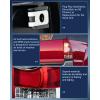 Nilight Taillight Assembly Compatible with Toyota Tacoma 2005 2006 2007 2008 2009 2010 2011 2012 2013 2014 2015 Rear Tail Light Lamp Replacement Black Housing LED Lens Driver Side(Red-Passenger Side)