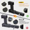 Nilight Trailer Hitch Receiver Extender Adapter Reducer 1-1/4 to 2Inch Hitch Adapter 6-1/2 inch Extension Sleeve Convertor 350Lbs with 1/2-Inch Diameter Pin and Clip with 5/8-Inch Adapter(2″ Dual Hitch Extender w/Stabilizer)