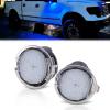 Nilight 2PCS LED Side Mirror Puddle Lights Compatible with 2007-2020 Toyota Tundra 2008-2020 Toyota Sequoia, 6000K White(Blue-Ford Edge/Expedition/Explorer)