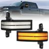 Nilight 2PCS LED Side Mirror Puddle Lights Compatible with 2007-2020 Toyota Tundra 2008-2020 Toyota Sequoia, 6000K White(Chevy/GMC 2016-2019)