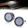 Nilight 2PCS LED Side Mirror Puddle Lights Compatible with 2007-2020 Toyota Tundra 2008-2020 Toyota Sequoia, 6000K White(White-Toyota Tundra/Sequoia 2007-2020)