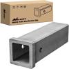 Nilight Trailer Hitch Receiver Extender Adapter Reducer 1-1/4 to 2Inch Hitch Adapter 6-1/2 inch Extension Sleeve Convertor 350Lbs with 1/2-Inch Diameter Pin and Clip with 5/8-Inch Adapter(1-1/4″ x 6″ Receiver Steel)
