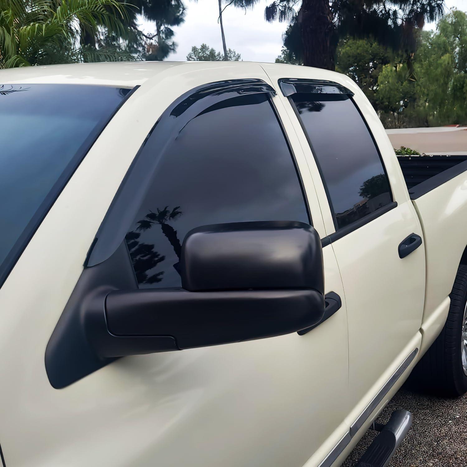 image:imageNilight Window Rain Guards for Toyota Corolla 2014 2015 2016 2017 2018 2019 OutChannel Window Visors Vent Wind Deflectors4PCSSilveradoSierra 1500 Crew 20192024