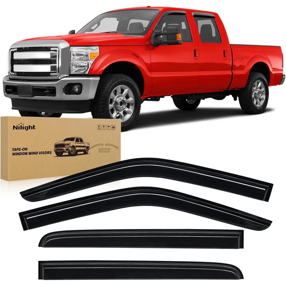 image:imageNilight Window Rain Guards for Toyota Corolla 2014 2015 2016 2017 2018 2019 OutChannel Window Visors Vent Wind Deflectors4PCSFord F250 Super Duty 19992016