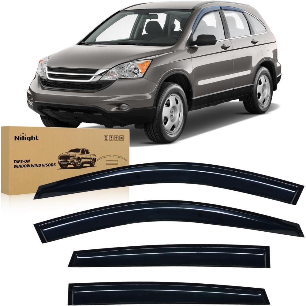 image:imageNilight Window Rain Guards for Toyota Corolla 2014 2015 2016 2017 2018 2019 OutChannel Window Visors Vent Wind Deflectors4PCSHonda CRV 20072011