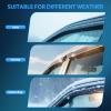 Nilight Window Rain Guards for Toyota Corolla 2014 2015 2016 2017 2018 2019, Out-Channel Window Visors Vent Wind Deflectors-4PCS(Ford F250 Super Duty 1999-2016)