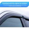 Nilight Window Rain Guards for Toyota Corolla 2014 2015 2016 2017 2018 2019, Out-Channel Window Visors Vent Wind Deflectors-4PCS(Jeep Renegade 2015-2024)