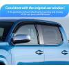 Nilight Window Rain Guards for Toyota Corolla 2014 2015 2016 2017 2018 2019, Out-Channel Window Visors Vent Wind Deflectors-4PCS(Toyota Tacoma Double 2016-2023)