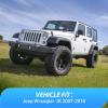Nilight Window Rain Guards for Toyota Corolla 2014 2015 2016 2017 2018 2019, Out-Channel Window Visors Vent Wind Deflectors-4PCS(Wrangler JK 2007-2018)