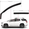 Nilight in Channel Rain Guards Smoke Tint, Reduce Wind Noise(GMC Acadia 2017-2023)
