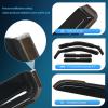 Nilight in Channel Rain Guards Smoke Tint, Reduce Wind Noise(GMC Yukon 2021-2024)