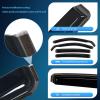 Nilight in Channel Rain Guards Smoke Tint, Reduce Wind Noise(Nissan Altima 2019-2025)