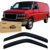 Nilight Window Rain Guards for Toyota Corolla 2014 2015 2016 2017 2018 2019, Out-Channel Window Visors Vent Wind Deflectors-4PCS(Chevy Express Van 1500 1996-2014)