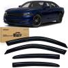 Nilight Window Rain Guards for Toyota Corolla 2014 2015 2016 2017 2018 2019, Out-Channel Window Visors Vent Wind Deflectors-4PCS(Dodge Charger 2011-2023)