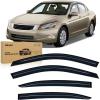 Nilight Window Rain Guards for Toyota Corolla 2014 2015 2016 2017 2018 2019, Out-Channel Window Visors Vent Wind Deflectors-4PCS(Honda Accord 2008-2017)