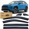 Nilight Window Rain Guards for Toyota Corolla 2014 2015 2016 2017 2018 2019, Out-Channel Window Visors Vent Wind Deflectors-4PCS(Toyota Rav4 2019-2024)