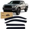 Nilight Window Rain Guards for Toyota Corolla 2014 2015 2016 2017 2018 2019, Out-Channel Window Visors Vent Wind Deflectors-4PCS(Toyota Tacoma Double 2016-2023)