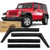 Nilight Window Rain Guards for Toyota Corolla 2014 2015 2016 2017 2018 2019, Out-Channel Window Visors Vent Wind Deflectors-4PCS(Wrangler JK 2007-2018)