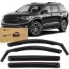 Nilight in Channel Rain Guards Smoke Tint, Reduce Wind Noise(GMC Acadia 2017-2023)